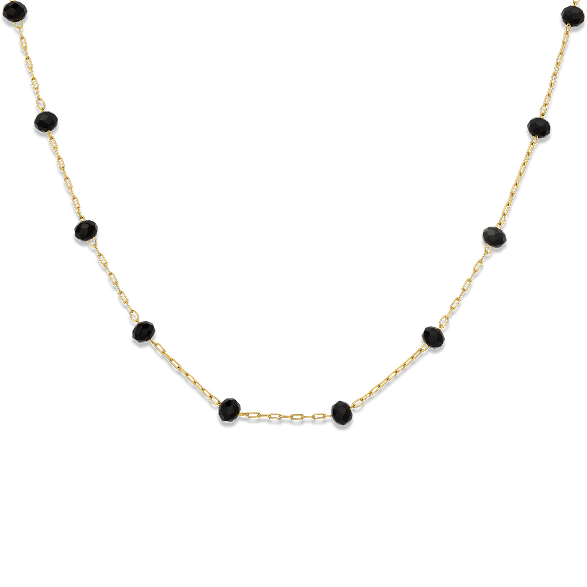 Perlita Chain Gold 3MM Αλυσίδα λαιμού από ανοξείδωτο ατσάλι 316L